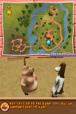 Back at the Barnyard Slop Bucket Games back cover for Nintendo DS